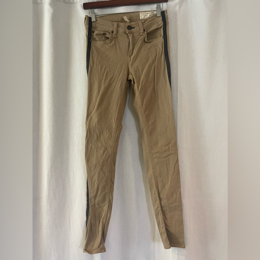 rag & bone tuxedo skinny jeans size 26